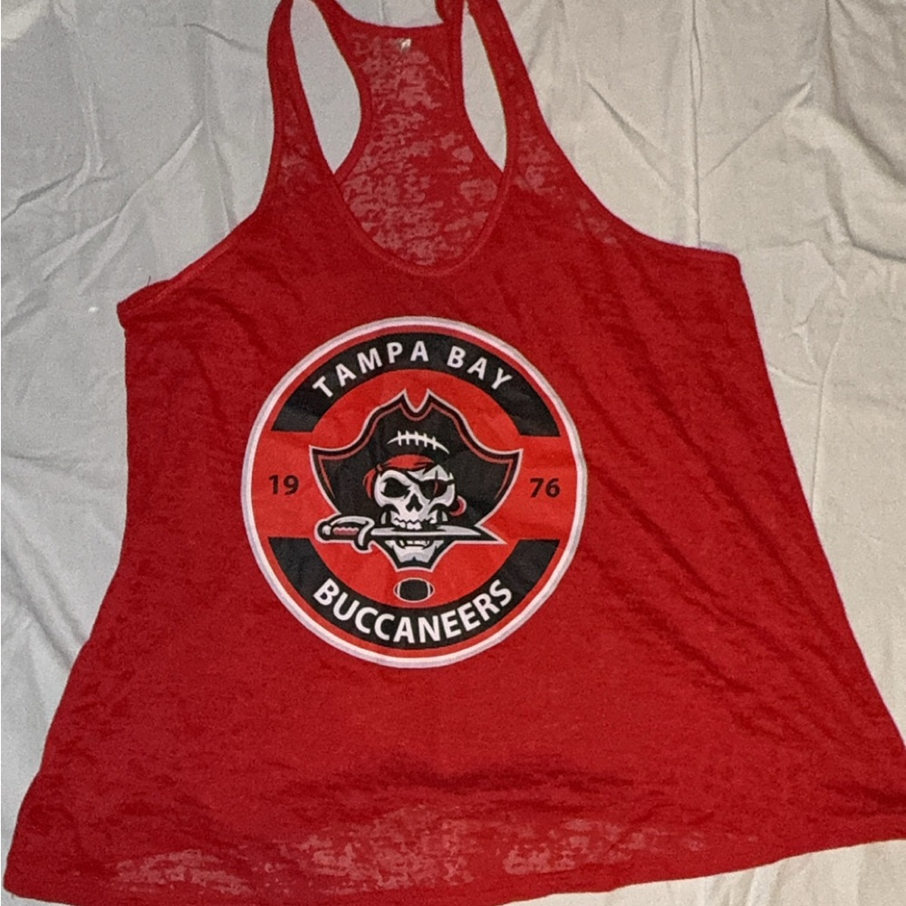 Tampa Bay Buccaneers Red Tank Top